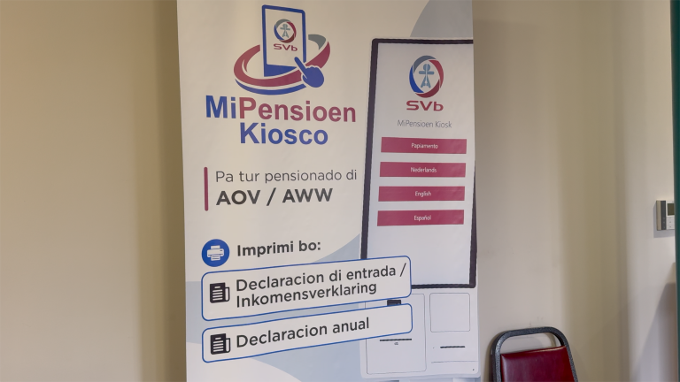 Kiosko MiPensioen na MFA Noord ta haya reaccion positivo