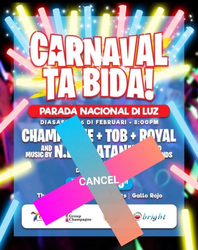 TOB, NBO & Champagne NO lo  participa mas den e parada dia 26