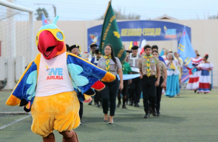 MINISTER ENDY CROES TA FELICITA E SCOLNAN CU A TITULA CAMPEON DURANTE FIN DI SIMAN DI WEGANAN ESCOLAR 2023