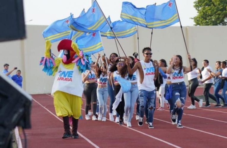 MINISTER ENDY CROES TA INVITA PUEBLO DI ARUBA PA BIN APOYA NOS MUCHA- Y HOBENNAN DEN COMPETENCIA DEPORTIVO, WEGANAN ESCOLAR 2023