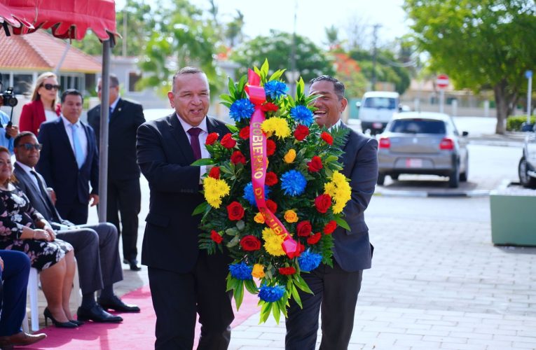 MINISTER ENDY CROES A ATENDE CEREMONIA PROTOCOLAR PA CONMEMORA DIA DI INDEPENDENCIA DI COLOMBIA 20 DE JULIO