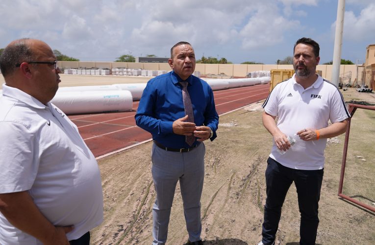 EHECUTIVONAN DI FIFA DI BISHITA NA ARUBA A HACI UN “SITE VISIT” NA GPT STADION DAKOTA