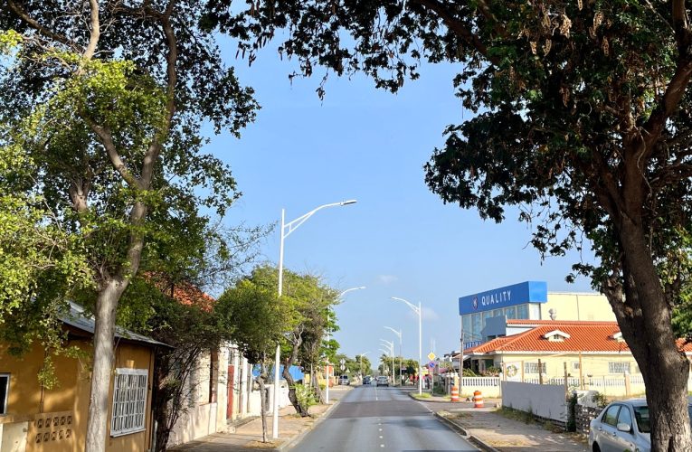 ELMAR A FINALISA E PROYECTO PA PONE LUZ NOBO DI CAYA NA BERNHARDSTRAAT