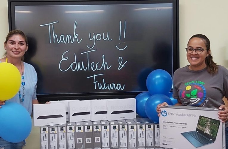 Prome Minister Evelyn Wever-Croes: COLEGIO LAURA WERNET PASKEL A RICIBI CHROMEBOOKS Y TABLETS PA NAN 1STE Y 2DE KLAS