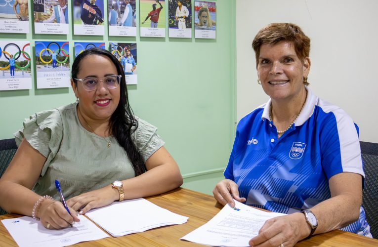 Comite Olimpico Arubano ta yama bon bini na colega nobo Talhia Higgins