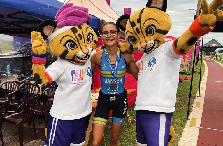 Triatlon ta gana clasificacion pa weganan Panamericano Hubenil