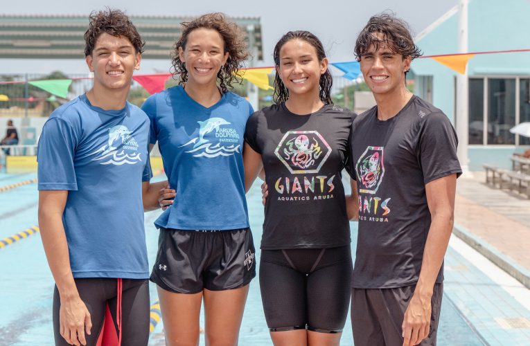 Atletanan di natacion ta cla pa e reto na ASU2025
