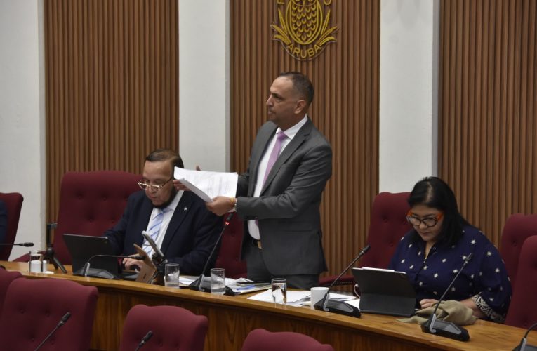 Parlamentario Dangui Oduber: Na e momentonan aki NO tin ningun motibo ni ningunhustificacion pa bay di acuerdo cu un rijkswet!