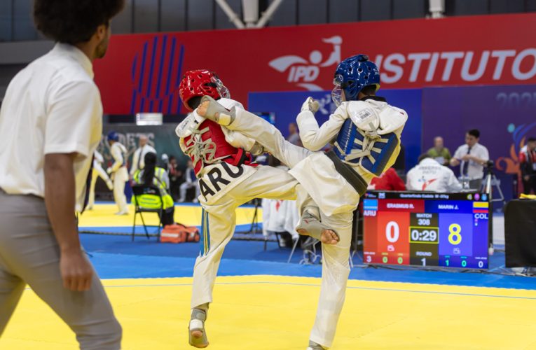 Resultado di Taekwondo Team Aruba na Presidents Cup na Lima Peru.